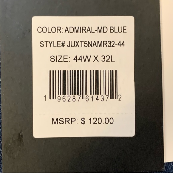 The perfect Jean nyc Mens Jeans Slim Thick Fit | 44 X 32 | Admiral Blue NEW!! - Picture 10 of 15